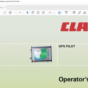 CLAAS GPS PILOT Operator's manual - PDF DOWNLOAD