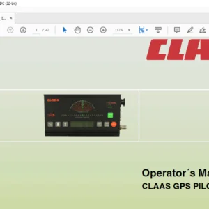 CLAAS GPS PILOT Operator´s Manual - PDF DOWNLOAD