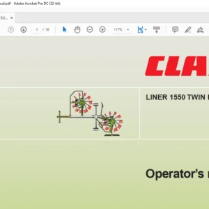 CLAAS LINER 1550 TWIN PROFIL Operator’s Manual - PDF DOWNLOAD