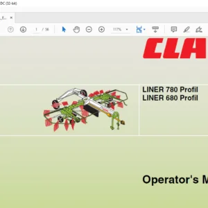 CLAAS LINER 780 Profil LINER 680 Profil Operator’s Manual - PDF DOWNLOAD