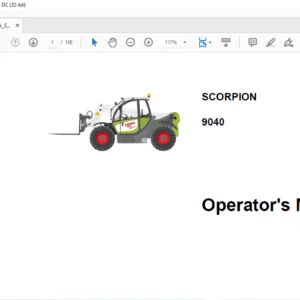 CLAAS SCORPION 9040 Operator’s Manual - PDF DOWNLOAD