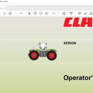 CLAAS XERION Operator's Manual - PDF DOWNLOAD