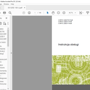 Claas CORTO 3200 FN Profil 3200 F  Profil 2800 F Profil Instrukcja obsługi - PDF DOWNLOAD (Polish)