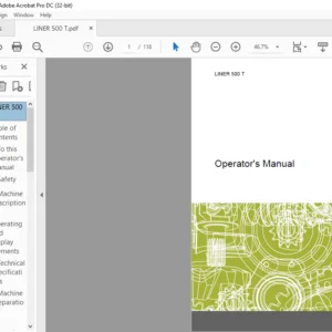 Claas LINER 500 T Operator's Manual - PDF DOWNLOAD