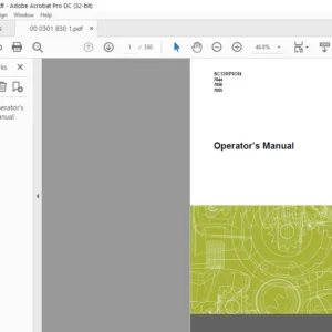 Claas SCORPION 7044 7050 7055 (Australian version) Operator’s Manual - PDF DOWNLOAD