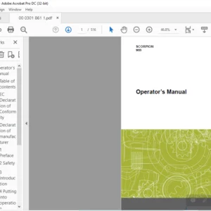 Claas SCORPION 9055 operator's manual - PDF DOWNLOAD