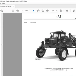 John Deere 4710 SELF-PROPELLED SPRAYER Parts Catalog Manual - PDF DOWNLOAD
