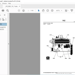 John Deere 6101 OEM ENGINES PARTS CATALOG MANUAL - PDF DOWNLOAD