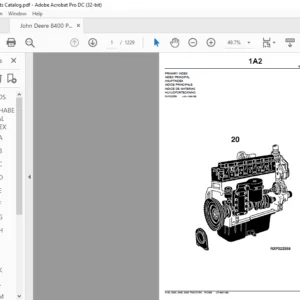 John Deere 8100 8200 8300 8400 TRACTORS Parts Catalog Manual - PDF DOWNLOAD