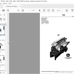 John Deere 8120 8220 8320 8420 8520 TRACTORS PARTS CATALOG Manual - PDF DOWNLOAD