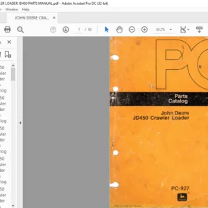 John Deere JD450 Crawler Loader Parts Catalog Manual - PDF DOWNLOAD