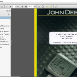 John Deere PLANTADEIRAS 706 708 e 710 CATALOGO DE PECAS - PDF DOWNLOAD(Portuguese)