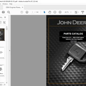 John Deere PowerTech 6.8 L - 6068 OEM Engines Parts Catalog Manual - PDF DOWNLOAD