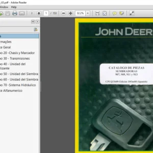 John Deere SEMBRADORAS 907 909 911 y 913 CATALOGO DE PIEZAS - PDF DOWNLOAD(Spanish)