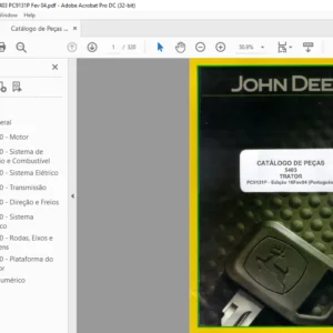John Deere TRATOR 5403 CATÁLOGO DE PEÇAS - PDF DOWNLOAD (Português)