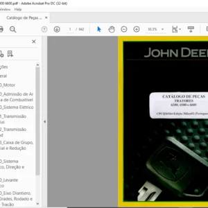 John Deere TRATORES 6300 6500 e 6600 CATÁLOGO DE PEÇAS - PDF DOWNLOAD (Portuguese)
