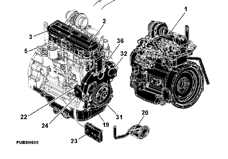 John Deere Trator 5603 CATÁLOGO DE PEÇAS - PDF DOWNLOAD (Português) - Image 3