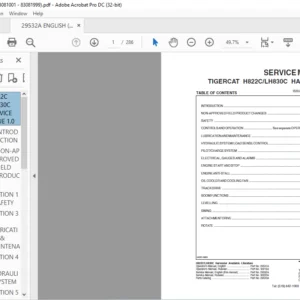 TIGERCAT H822C LH830C HARVESTER SERVICE MANUAL- PDF DOWNLOAD