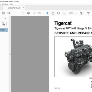 Tigercat FPT N67 Stage V ENGINE Service & Repair Manual - PDF DOWNLOAD