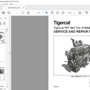 Tigercat FPT N67 Tier 4f ENGINE Service & Repair Manual - PDF DOWNLOAD