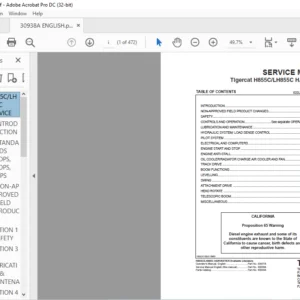 Tigercat H855C LH855C HARVESTER SERVICE MANUAL - PDF DOWNLOAD