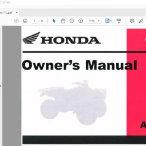 1979 Honda ATC110 Owner's Manual - PDF DOWNLOAD
