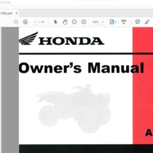 1982 Honda ATC185S Owner's Manual - PDF DOWNLOAD
