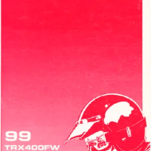 1999 Honda TRX400FW FOURTRAX FOREMAN 400 OWNER'S MANUAL- PDF DOWNLOAD