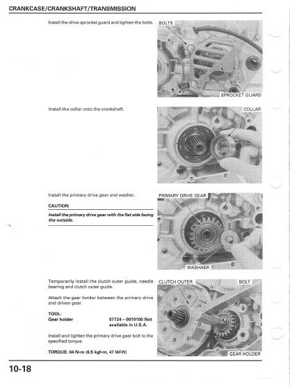 2000-2001 Honda CR250R Service Manual - PDF DOWNLOAD - Image 4
