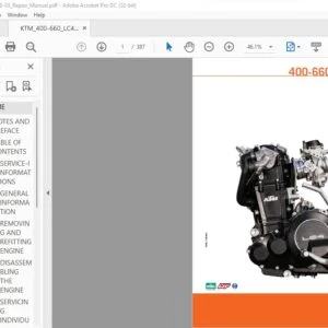 2003 KTM 400-660LC4 Repair Manual - PDF DOWNLOAD