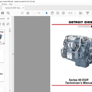 2004 Detroit Diesel Series 60 EGR Technician's Manual - PDF DOWNLOAD