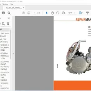2004 KTM 85 SX Repair Manual - PDF DOWNLOAD