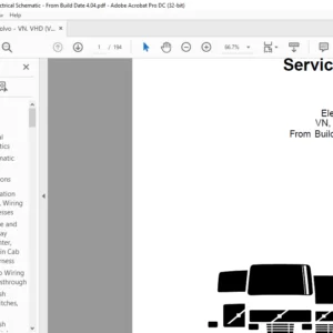 2004 Volvo Trucks VN VHD VERSION2 Electrical Schematic Manual - PDF DOWNLOAD