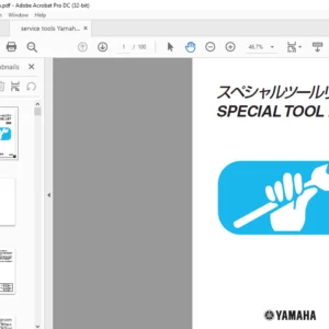 2004 YAMAHA SPECIAL TOOL LIST Manual - PDF DOWNLOAD
