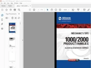 Allison Transmission 1000 2000 Product Families 4th Generation Controls Manual - PDF DOWNLOAD
