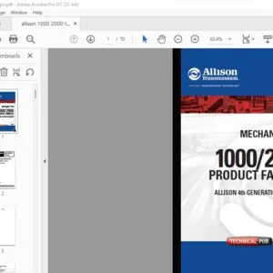 Allison Transmission 1000 2000 Product Families 4th Generation Controls Manual - PDF DOWNLOAD