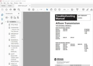 Allison Transmission 1000 2000 Product Families 4th Generation Controls Manual - PDF DOWNLOAD