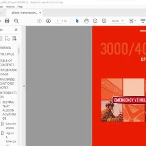 Allison Transmission 3000 & 4000 Product Families WTEC III Controls Operator's Manual - PDF DOWNLOAD