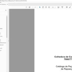 CASE IH Colhedora de Cana 7000 7700 Catálogo de Peças de Reposição - PDF DOWNLOAD (Spanish)