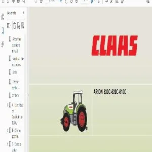 CLAAS ARION 630C-620C-610C Operator's manual - PDF DOWNLOAD
