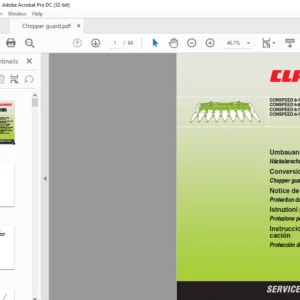 CLAAS CONSPEED 8-75 FC CONSPEED 6-80 FC CONSPEED 6-75 FC CONSPEED 6-70 FC Chopper guard Conversion instructions Manual_DE_EN_FR_IT - PDF DOWNLOAD