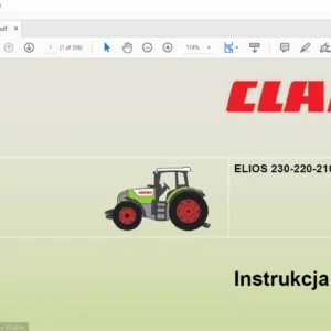 CLAAS ELIOS 230-220-210 Instrukcja obsługi manual - PDF DOWNLOAD (Polish)
