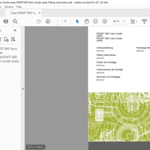 CLAAS FENDT 900 Vario Guide ready FENDT 800 Vario Guide ready Fitting Instructions Manual - PDF DOWNLOAD