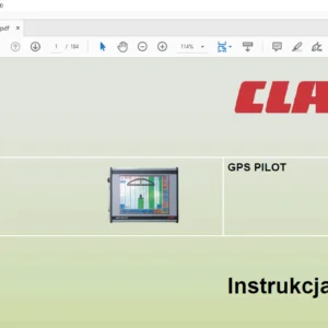 CLAAS GPS PILOT Instrukcja obsługi manual- PDF DOWNLOAD