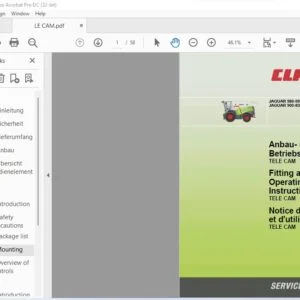 CLAAS JAGUAR 980-950 TELE CAM JAGUAR 900-830 Fitting and Operating Instructions Manual_DE_EN_FR - PDF DOWNLOAD