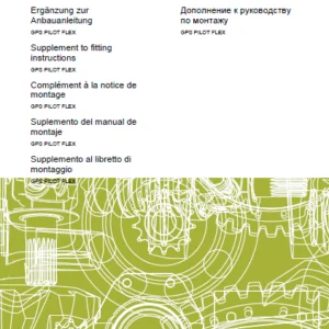 CLAAS John Deere 7x00 / 7x10 / 6x00 / 6x10 / 6x20 / 6x30 / 6xxxM / 5x20 / 5xx0R / 47xx Sprayer Supplement to fitting instructions Manual - PDF DOWNLOAD