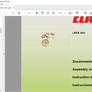 CLAAS LINER 3000 Assembly instructions Manual_DE_EN_US_FR - PDF DOWNLOAD