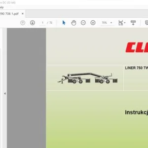 CLAAS LINER 750 TWIN Instrukcja eksploatacji - PDF DOWNLOAD(Polish)