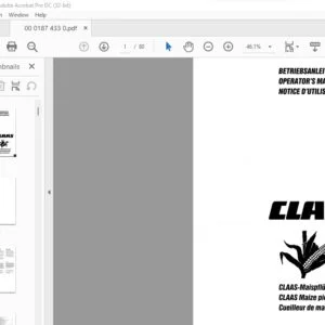 CLAAS Maize Picker head Operator 's Manual_DE_EN_FR - PDF DOWNLOAD