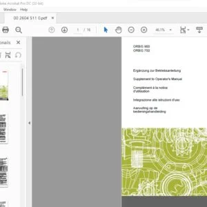 CLAAS ORBIS 900 ORBIS 750 Operator's Manual_DE_EN_FR - PDF DOWNLOAD